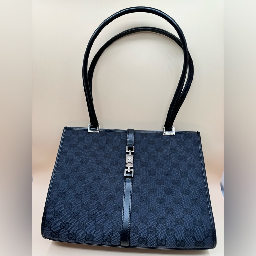 Gucci Jackie Canvas Tote - Picture 8 of 9